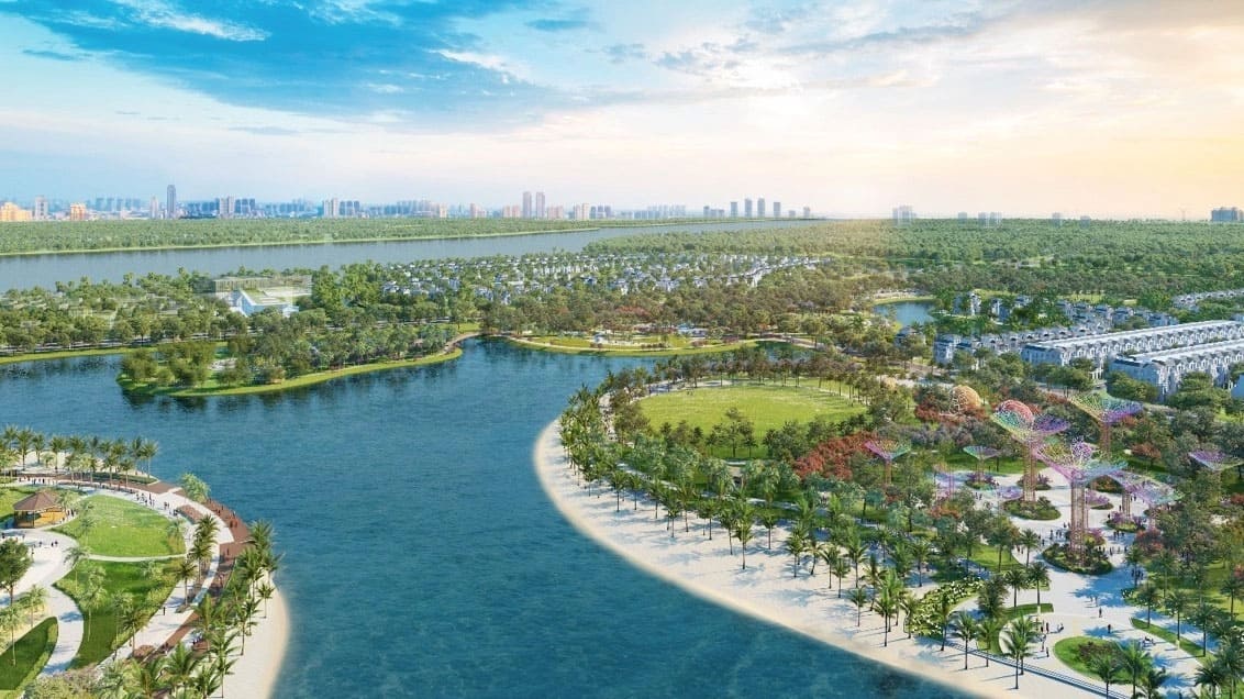 Phối cảnh "Thành phố thông minh - công viên" Vinhomes Grand Park.
