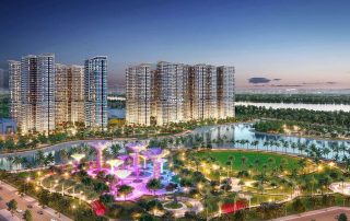 Phối cảnh tổng thể dự án The Beverly - dự án căn hộ cao cấp nhất đại đô thị Vinhomes Grand Park.