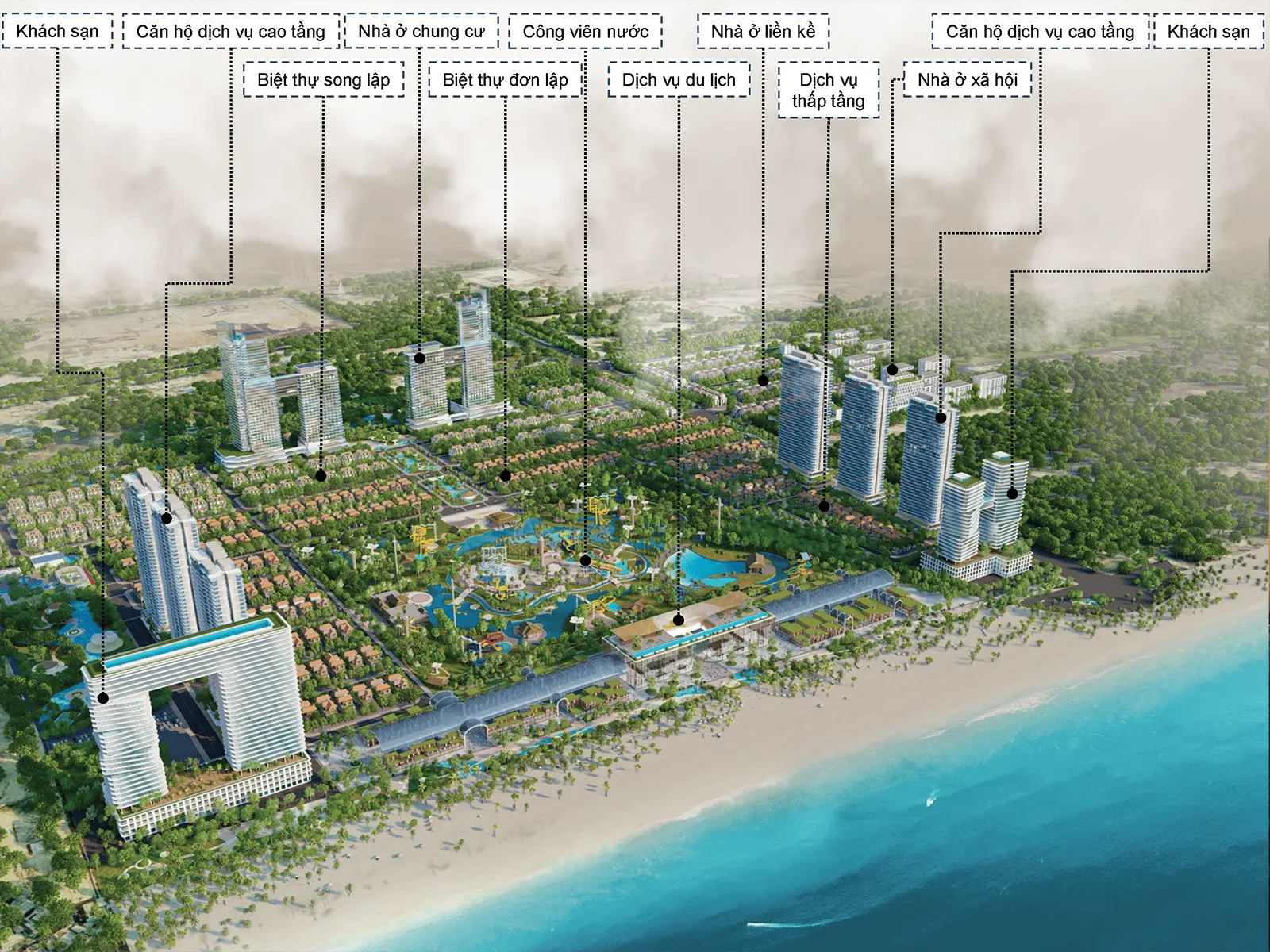 Dự án Sun Group Vũng Tàu: Khu phức hợp nghỉ dưỡng và đô thị đẳng cấp ngay mặt biển tuyệt đẹp.
