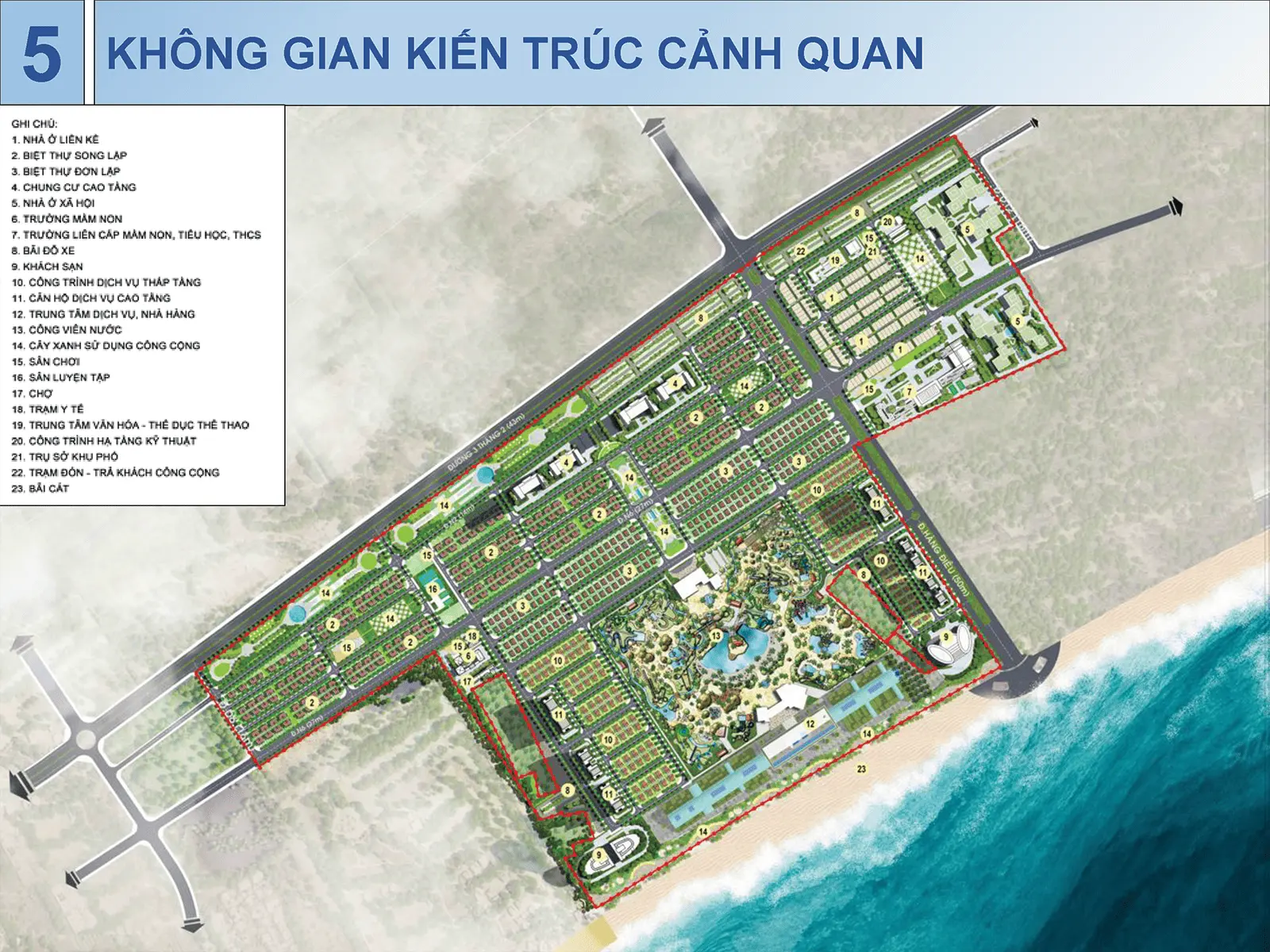 Quy hoạch tổng thể dự án Sun Group Vũng Tàu tại vị trí đắc địa giáp biển, phường 10 và 11.
